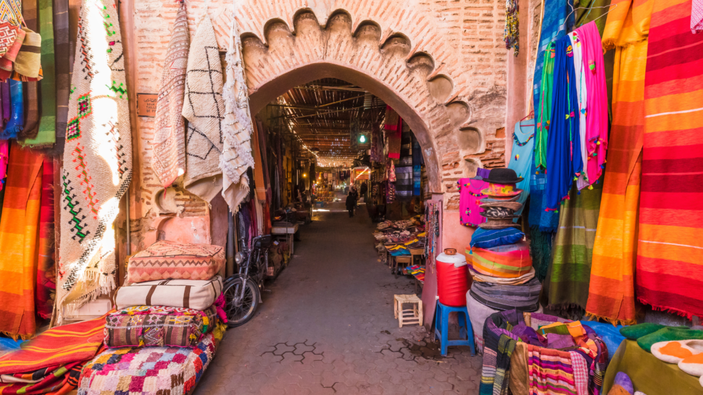 Any number of culinary luxury tours will stop at a Moroccan Souk or market where all types of things are sold.