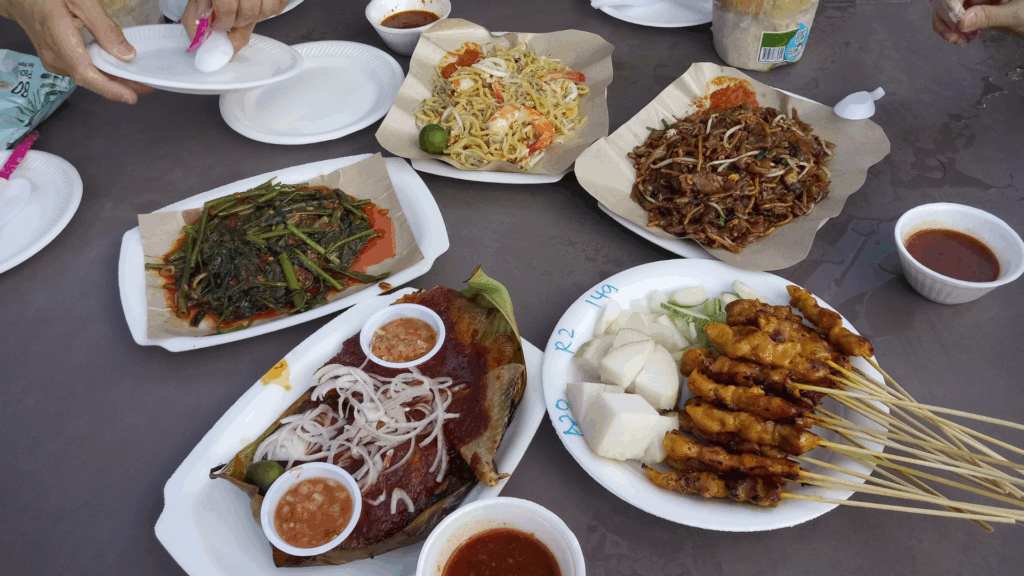 The Singapore Food Guide lists Street food from any of the famous hawker centers, essentially open-air food courts.  They are a defining part of Singapore's culinary landscape