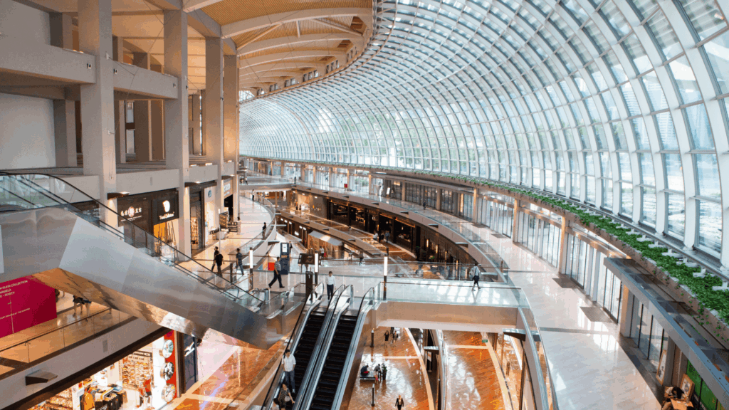 Marina Bay promenade is wonderful to stroll while pausing to sample delicacies while on a vacation planned by Inspired Culinary Travel